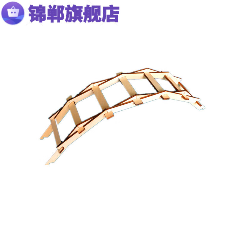 桥梁模型手工制作材料包diy现代桥套材木制仿古拱桥园林沙盘耗材 倍力