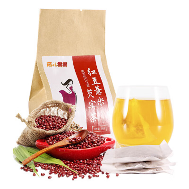 红豆薏米茶袋泡茶花草茶150g独立包装