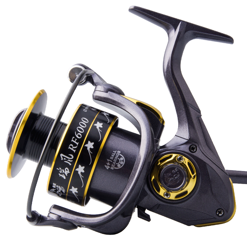 海竿轮鱼线轮海杆远投轮 狼王瑞风渔轮 4000系列 左右手互换型