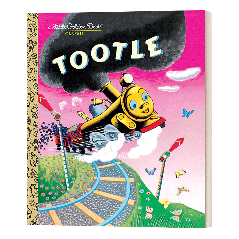 英文原版 a little golden book: tootle 唠叨 兰登书屋精装小金书
