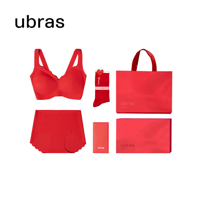 内衣文胸钢圈ubras女士内衣红均码本命尺码评测质量怎么样？真实体验曝光？