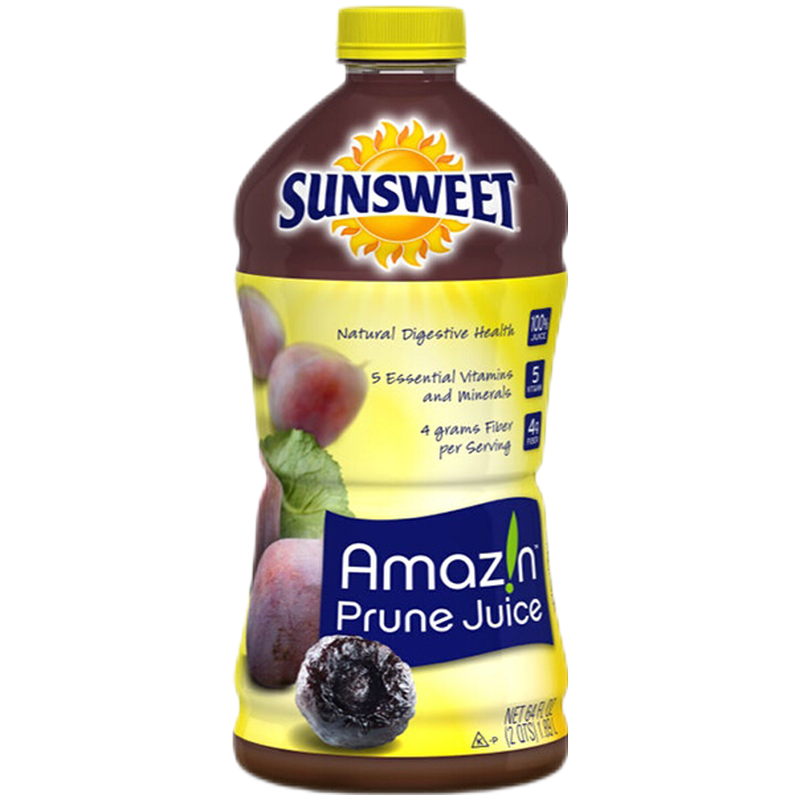 进口日光牌Sunsweet西梅汁nfc1.89L纯果汁果蔬汁饮料儿童孕妇可以喝饮品不添加蔗糖 西梅汁1.89L