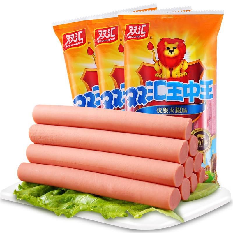 双汇(shuanghui)王中王火腿肠袋装优级香肠零食小吃 双汇王中王60g*10