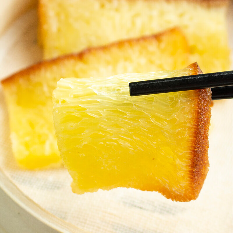 手工港式早餐发糕蒸糕传统点心小吃鸡蛋糕零食 (切片)黄金糕250克x1袋