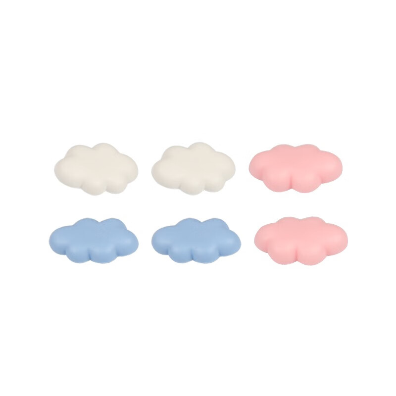 Magwall磁善家冰箱贴磁性创意爱心云朵小磁扣磁铁 立体云朵小磁扣（3色）6个一包