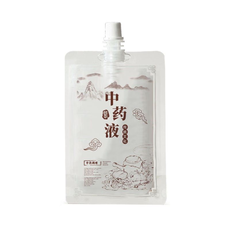 京东京造 中药分装袋可加热食品级 一次性密封中药液体袋200ml【50只】