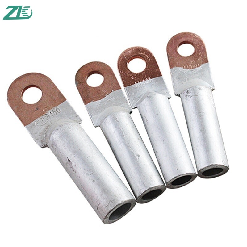 zk 铜铝鼻子 dtl铜铝过渡接线端子 铝线电缆接头 堵油接线鼻 单只 dtl