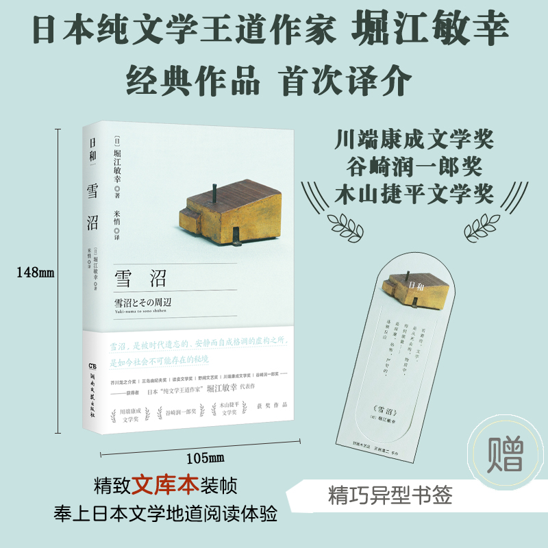 雪沼 日报纯文学王道作家堀江敏幸 经典作品首次译介 湖南文艺出版社【赠书签】 图书