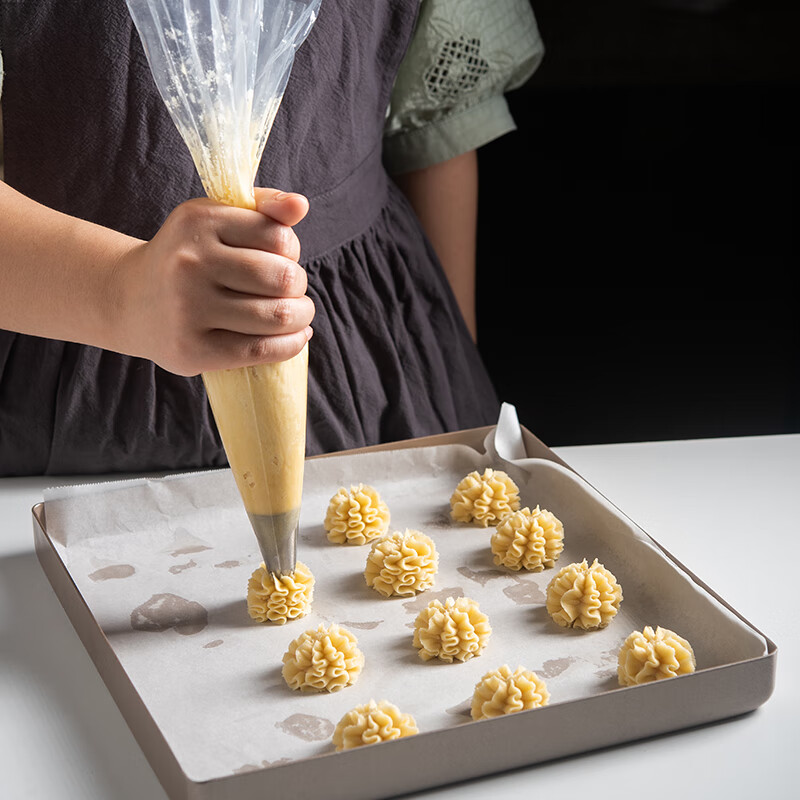 百钻裱花袋小号100只*2生日蛋糕奶油挤花袋家用一次性做曲奇烘焙工具