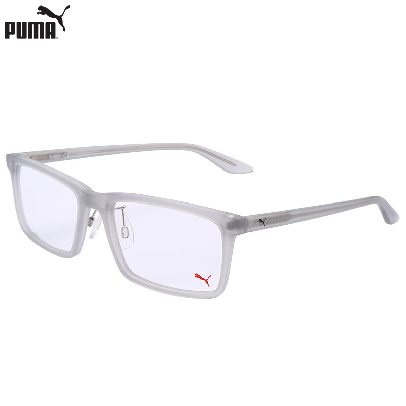 彪马(PUMA)眼镜框男 镜架 透明镜片灰色镜框PE0104O 004 55mm