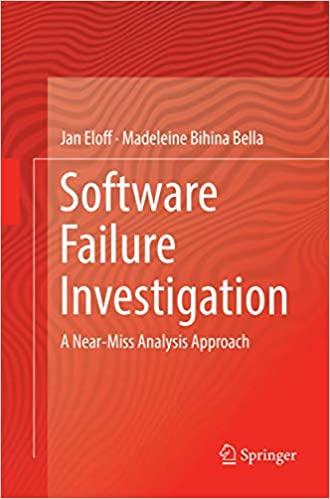 预订 高被引Software Failure Investigation: A Near-Miss