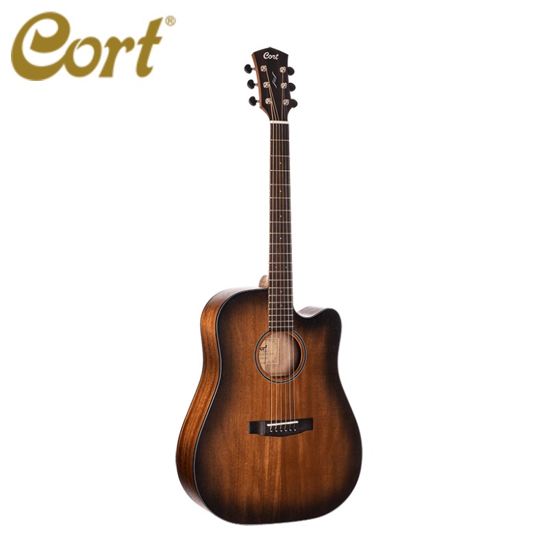CORT Core-DC 考特木吉他系列DC/GA/OC 全单 电箱民谣吉他初学者进阶演奏 配包 AMH全桃花芯木