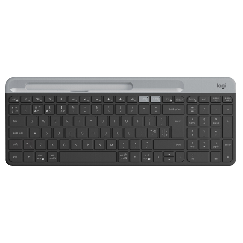 罗技（Logitech） K580 无线蓝牙键盘 超薄键盘 办公 苹果笔记本平板手机键盘 无线双模 罗技K580 黑色 239元