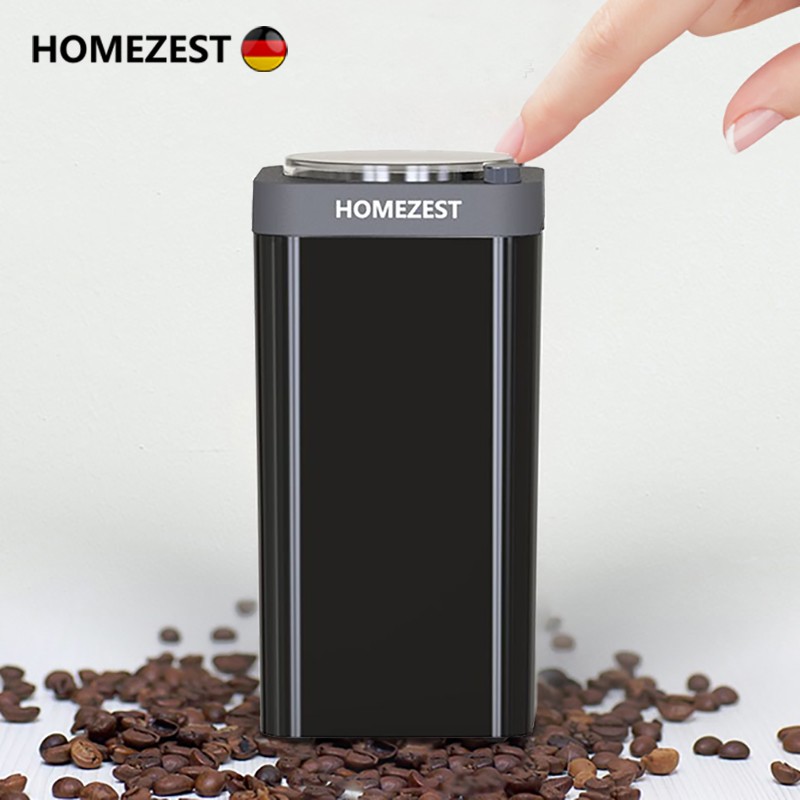汉姆斯特(homezest)德国磨豆机咖啡豆磨粉机电动打豆机家用小型五谷
