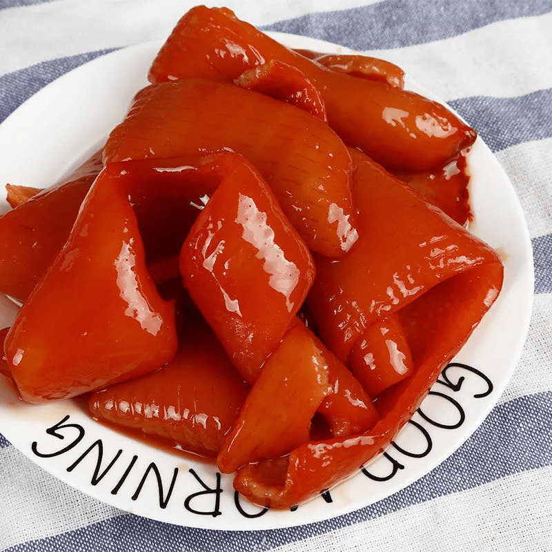 中漯博汇香辣卤猪皮 下酒菜凉菜凉拌卤味熟食猪皮冻五香肉皮开袋即食