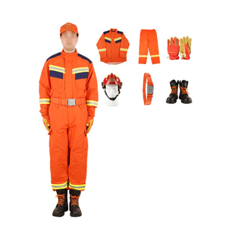 京采无忧 20式抢险救援服芳纶棉消防应急救援套装救灾冬款加厚救援服