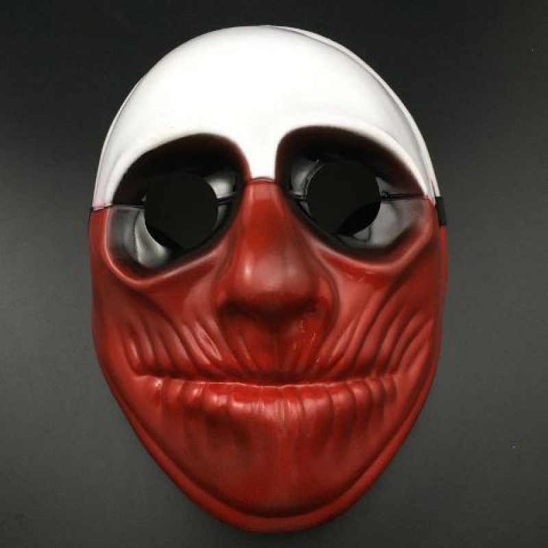 【迎新必备】圣节面具payday2主题面具游戏收获日2系列面具恐怖4款