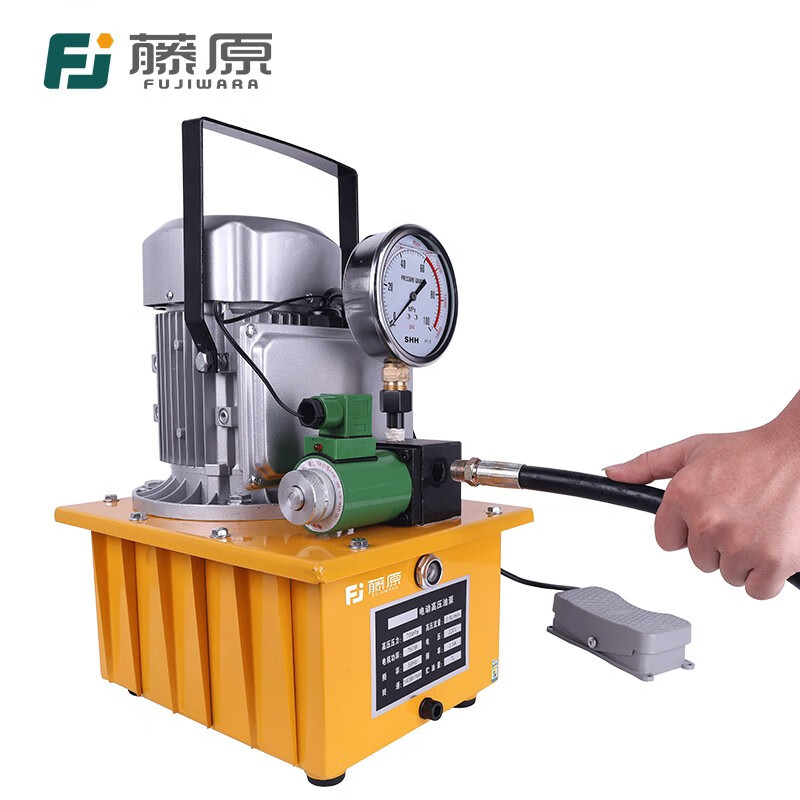 藤原电动液压泵 高压电动泵液压机70mpa crc电动超高压油泵