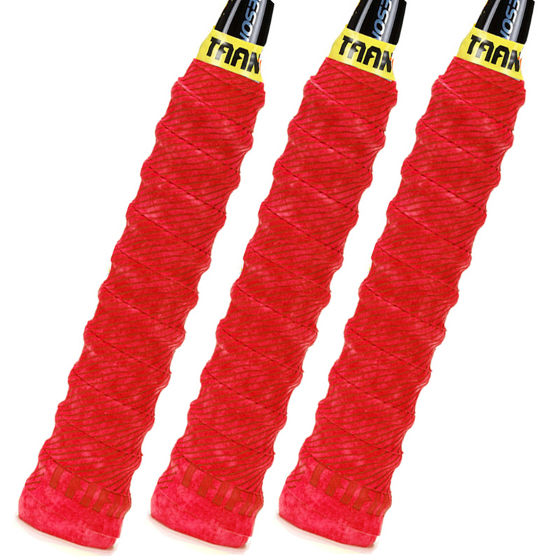 泰昂(taan)3条装手胶磨砂龙骨压纹羽毛球拍吸汗带网球拍鱼竿缠把带