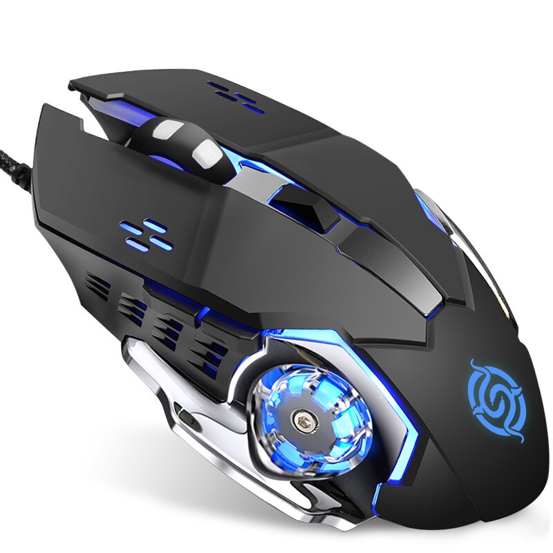 炫光电竞吃鸡绝地求生lolcf金属机械台式电脑笔记本网吧有线宏鼠标 q5