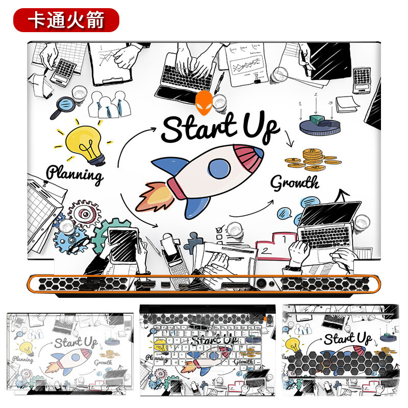 列侯2024外星人m18/m17/m16/m15贴膜x14/x15/x16/x17贴纸r1r2r3r4r5r6