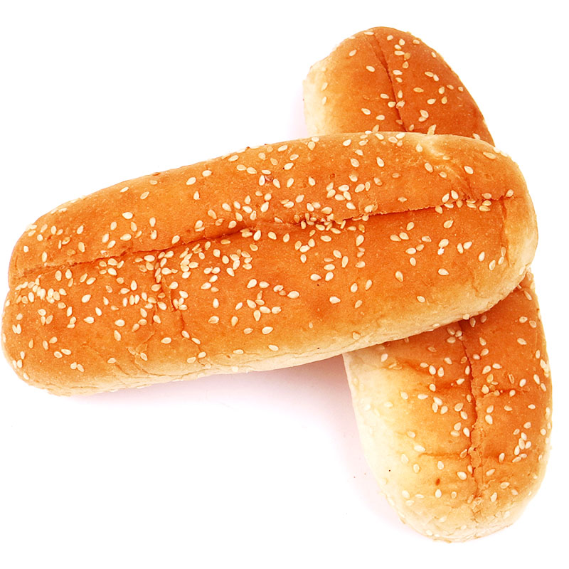 rene little bear热狗面包胚 长方形热狗面包10只装kfc面包美式diy