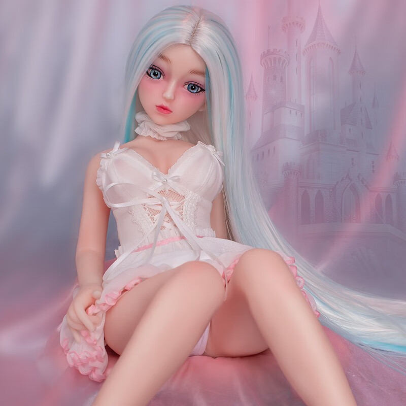 老婆二次元模型摆件礼物bjd软体全身玩偶抱枕炮 实体娃娃60cm【一体】