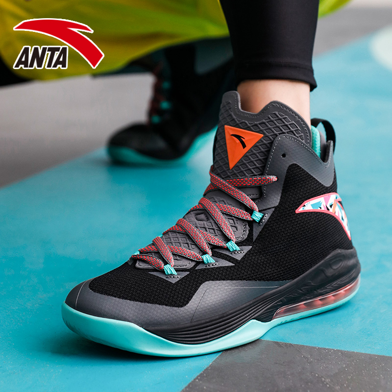 安踏篮球鞋男士2022新款夏季神盾一代实战球鞋防滑耐磨气垫运动鞋官方