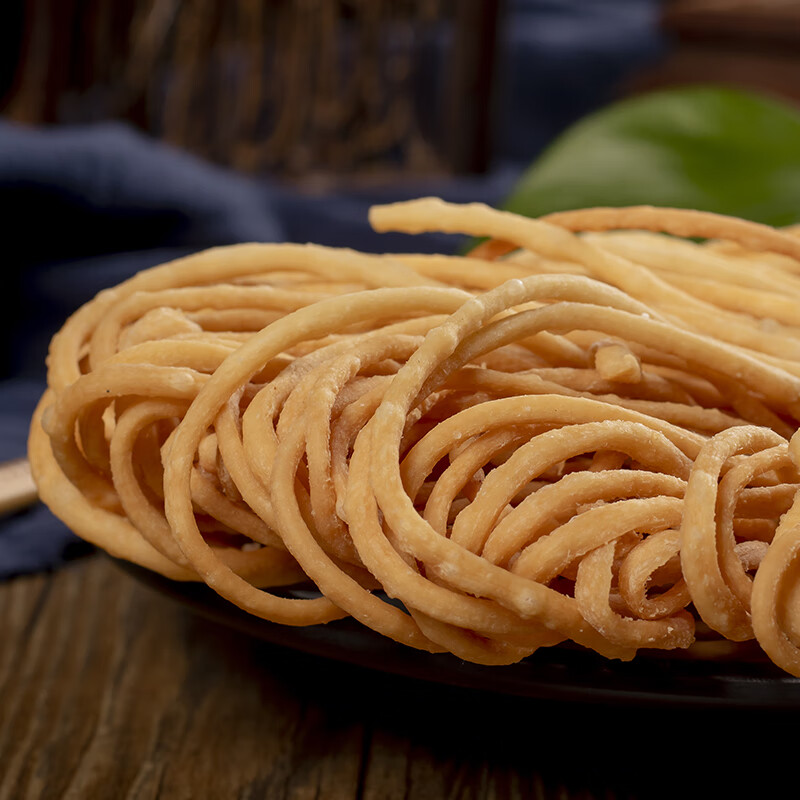 鲜有志散装安徽河南山东手工馓子特产香油和面粗撒子咸味传统零食散子