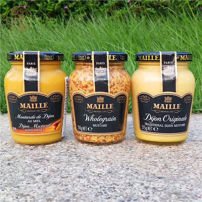 dijon mustard 粗粒芥末籽酱wholegrain