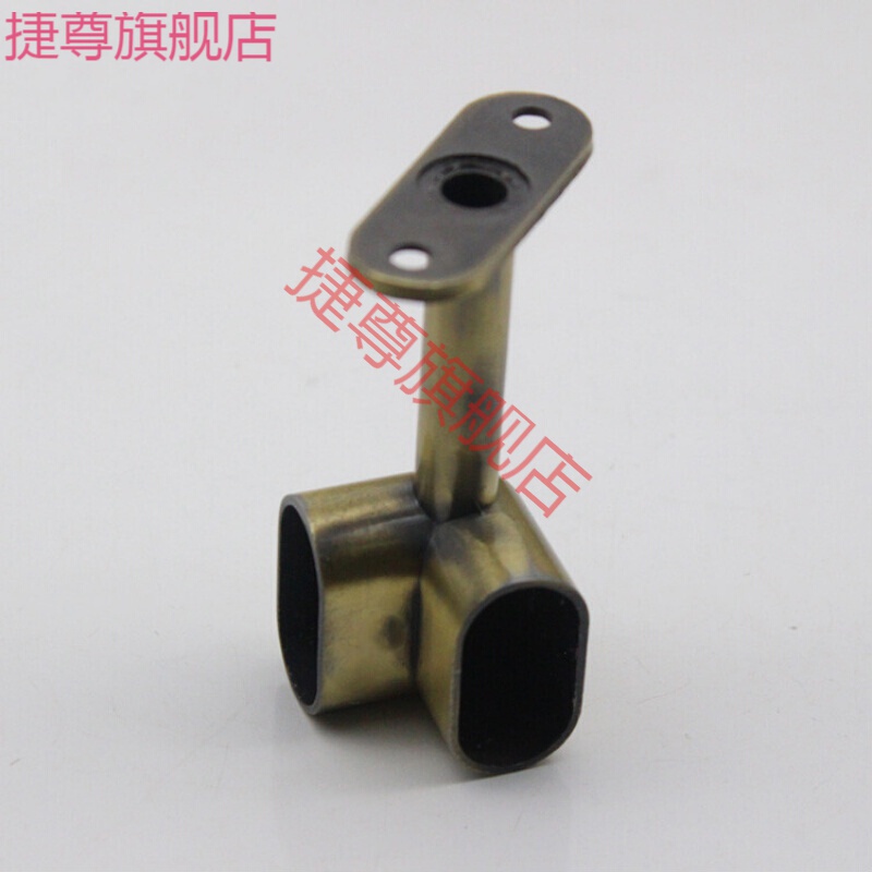 衣柜挂衣杆转角法兰衣柜转角挂衣杆三通法兰衣帽间直角法兰座配件 16