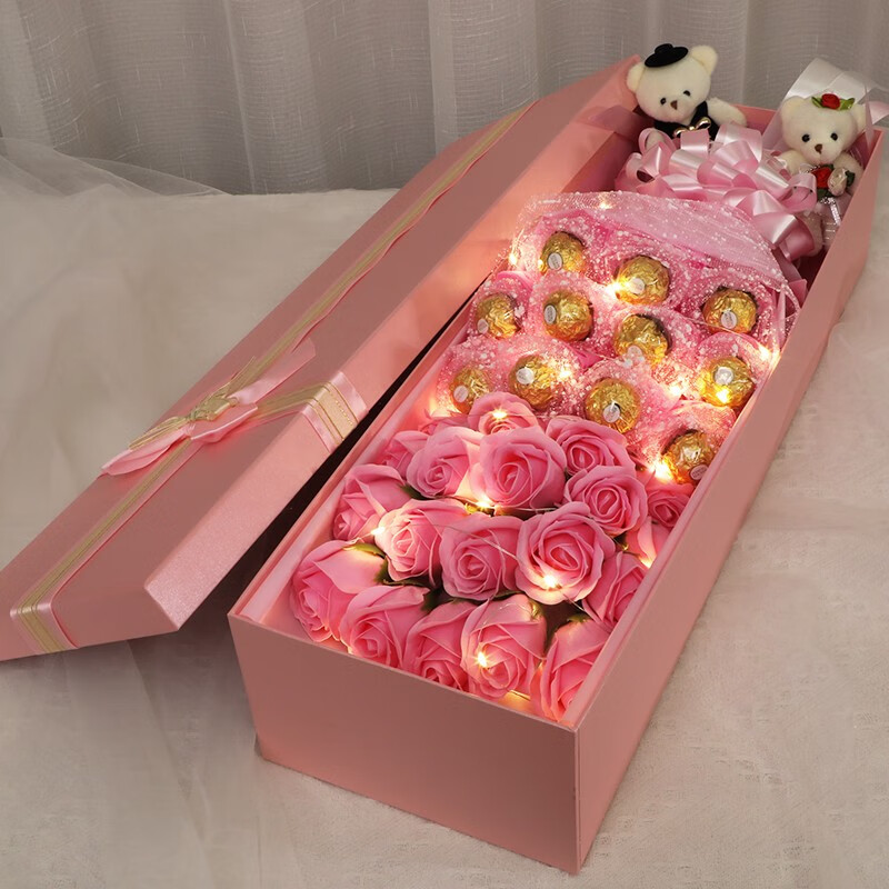 费列罗巧克力花束礼盒装送女朋友妈妈闺蜜生日520情人节礼物进口零食