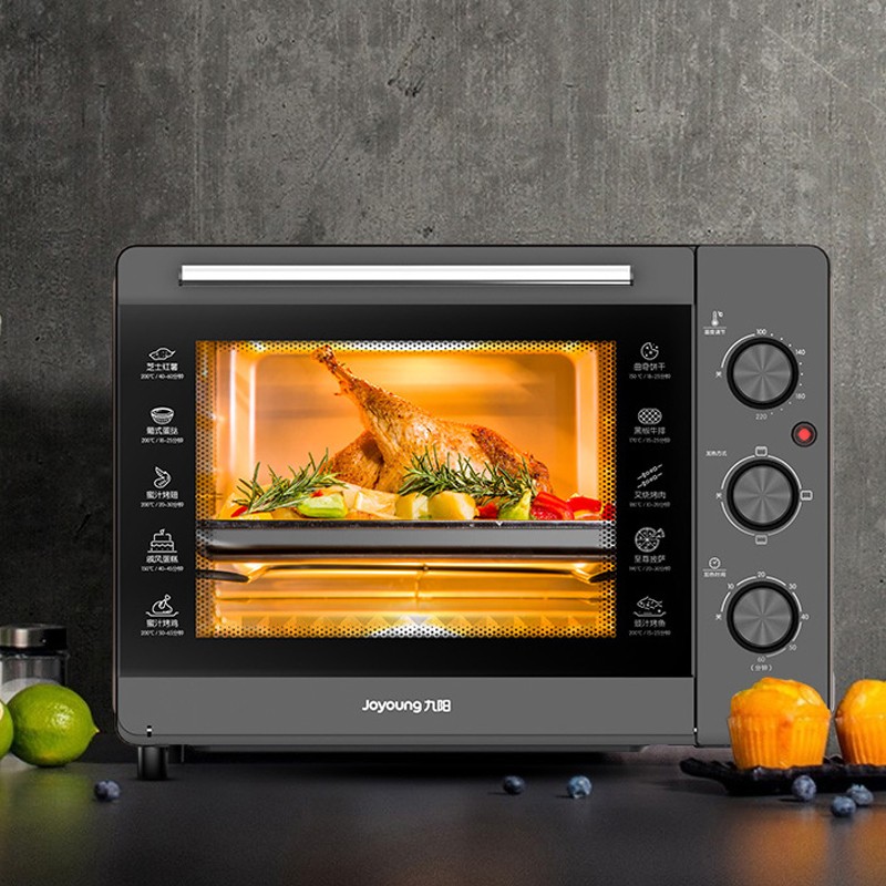 九阳(joyoung) 家用多功能电烤箱32升l面包蛋挞多功能大烤箱上下控温
