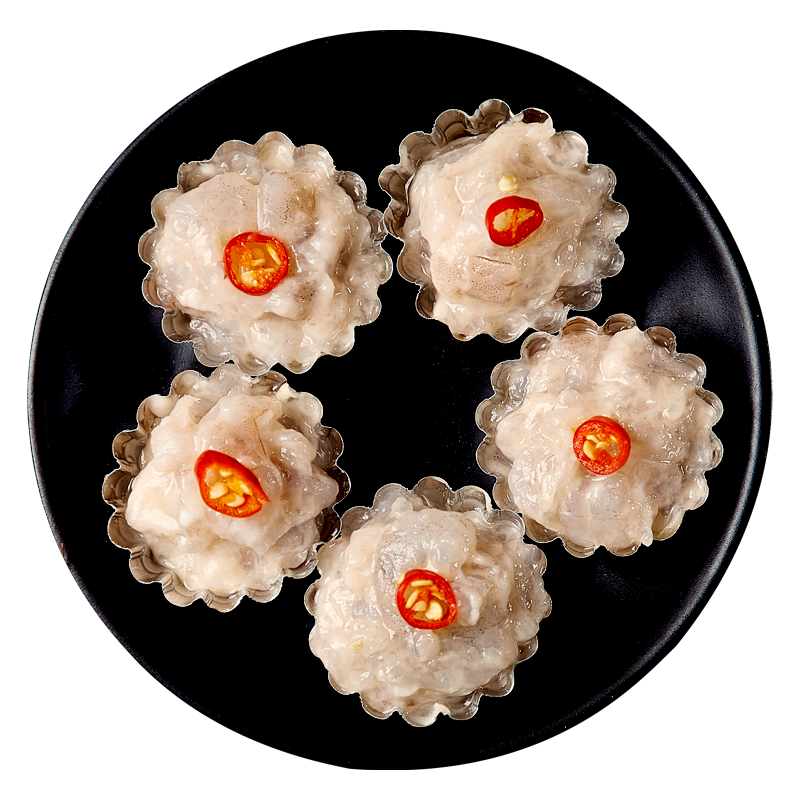 拍3件 潮夫道 锡纸虾滑120g*2 24颗 肉含量约95% 虾饼 火锅食材 关东