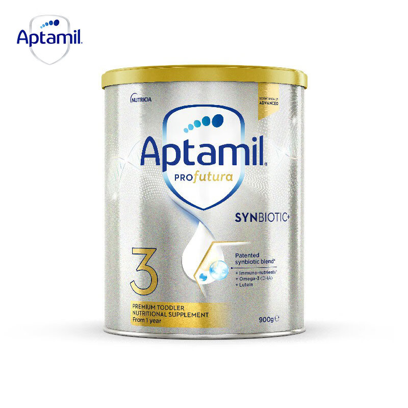 爱他美（Aptamil）(Aptamil)新西兰 澳洲白金版 婴幼儿配方奶粉 澳白3段1罐装