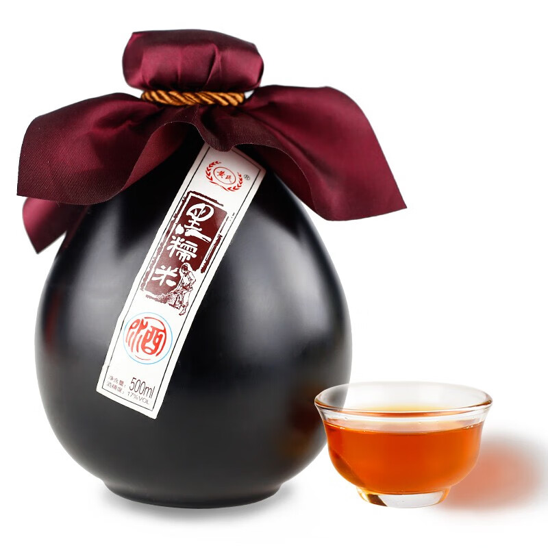 黄氏酒 糯米酒女士低度甜酒17度贵州米酒纯粮酿造 500ml糯米酿HSJC