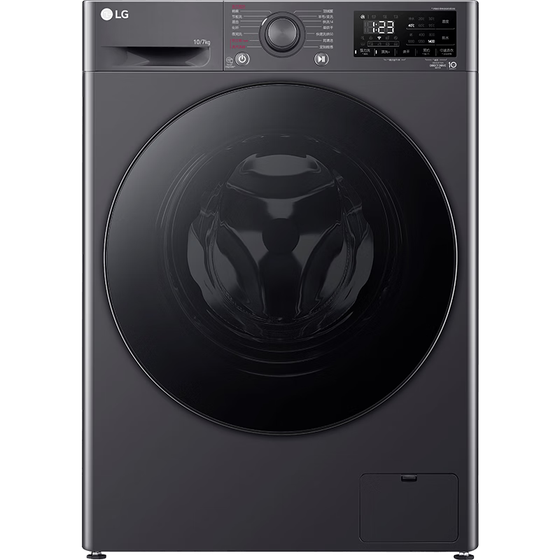 LG 星云系列 10公斤超薄 蒸汽除菌 AIDD直驱变频 家用全自动 洗烘一体机 滚筒洗衣机 FCY10R4M 3279元