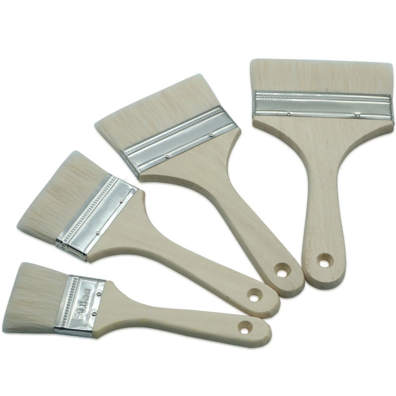 玉壁龙油漆刷子羊毛刷清洁扫灰软毛刷多功能涂料乳胶漆内墙漆刷墙工具