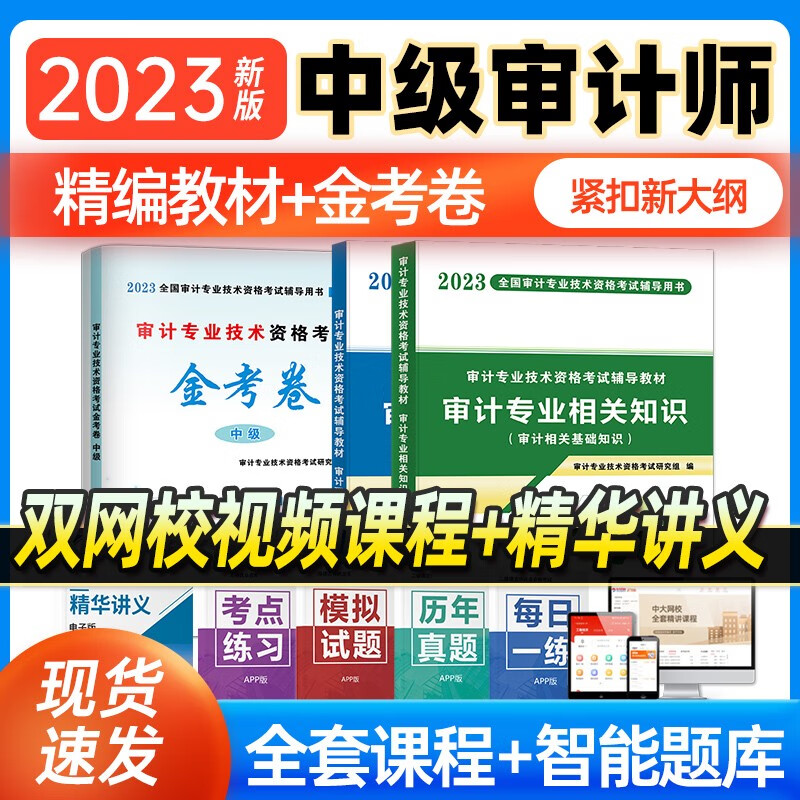【单本】2023审计师中级辅导教材+模拟