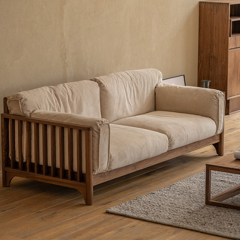 象牙白 单人沙发(白蜡木)