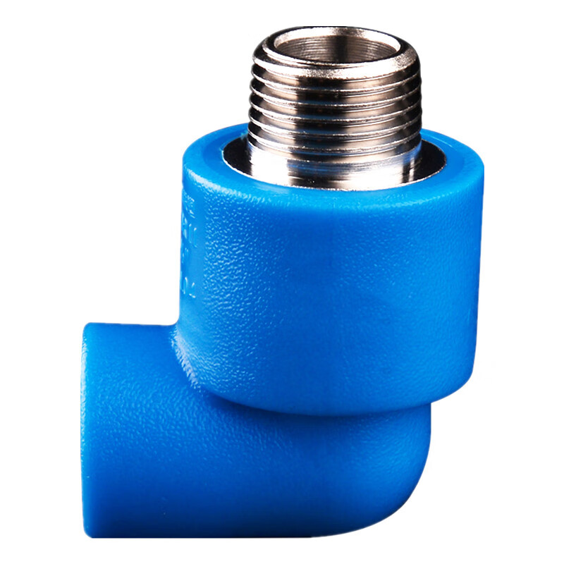 蜀都 pe给水管外牙弯头pe热熔水管配件对接头外丝弯头管件  pe给水外