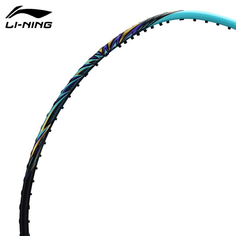 李宁(LI-NING) LINING李宁羽毛球拍单拍全碳素锋影系列速度型 锋影700蓝色3U-送线送手胶