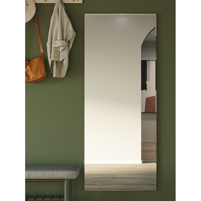 净靓玻璃镜子 贴墙 镜子贴墙等身挂墙穿衣镜可壁挂式粘贴镜片全身