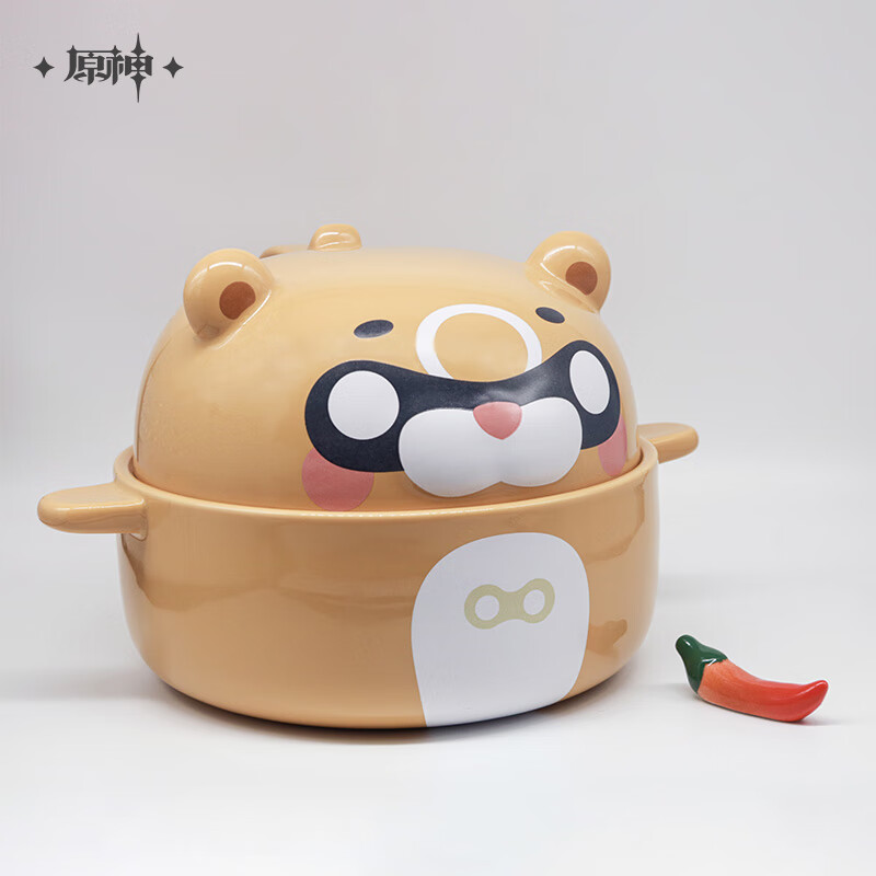 尚佳帮原神锅巴泡面碗周边陶瓷碗锅泡面碗学生宿舍送男女朋友礼物可爱