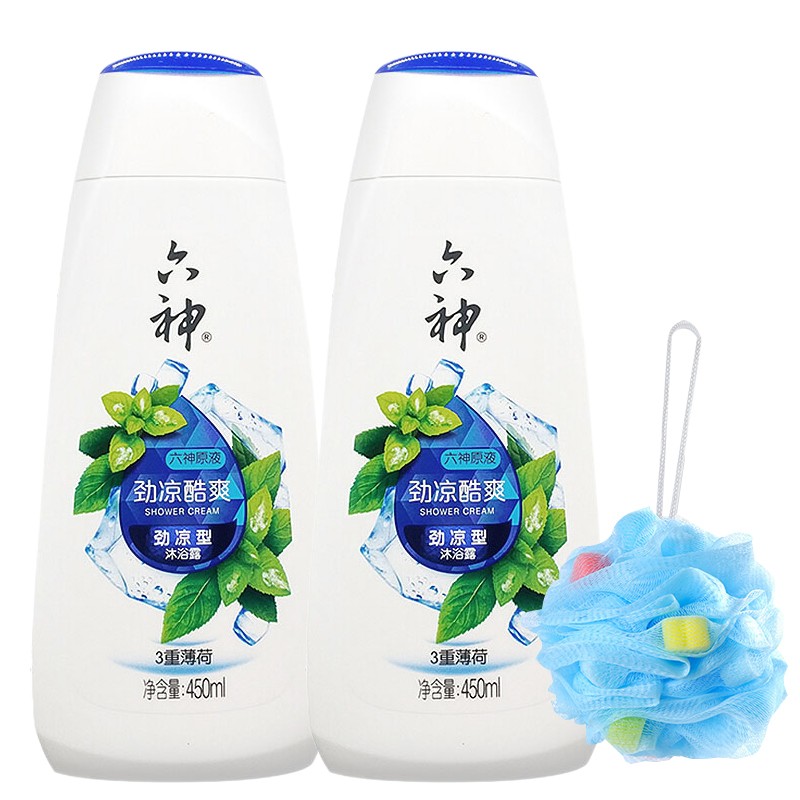六神沐浴露劲凉酷爽劲凉爽肤薄荷冰凉清爽劲透留香沐浴液沐浴乳男女士
