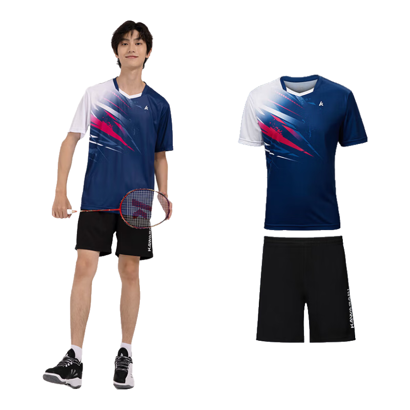 ���飨KAWASAKI����ë����п�רҵ�˶�Բ�����+�̿���װB1815 ����ɫ XL