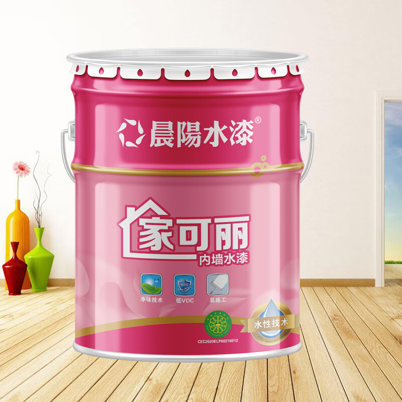 晨阳水漆家可丽内墙水性漆室内白色自刷大桶漆 20kg