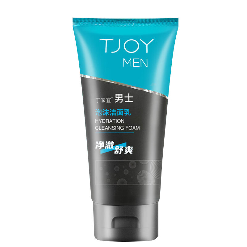 丁家宜 丁家宜男士洗面奶深层清洁控油 泡沫洁面乳120g