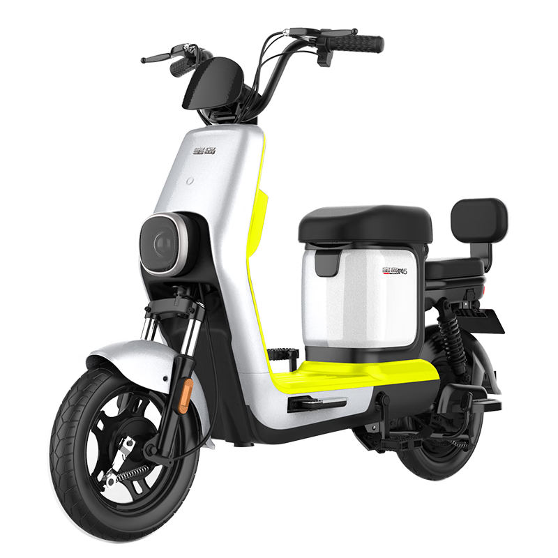 宝岛电动车新国标可上牌N5成人电动自行车男女式48V可提出锂电电瓶车 可提-白配15A汽车级锂电-送车筐