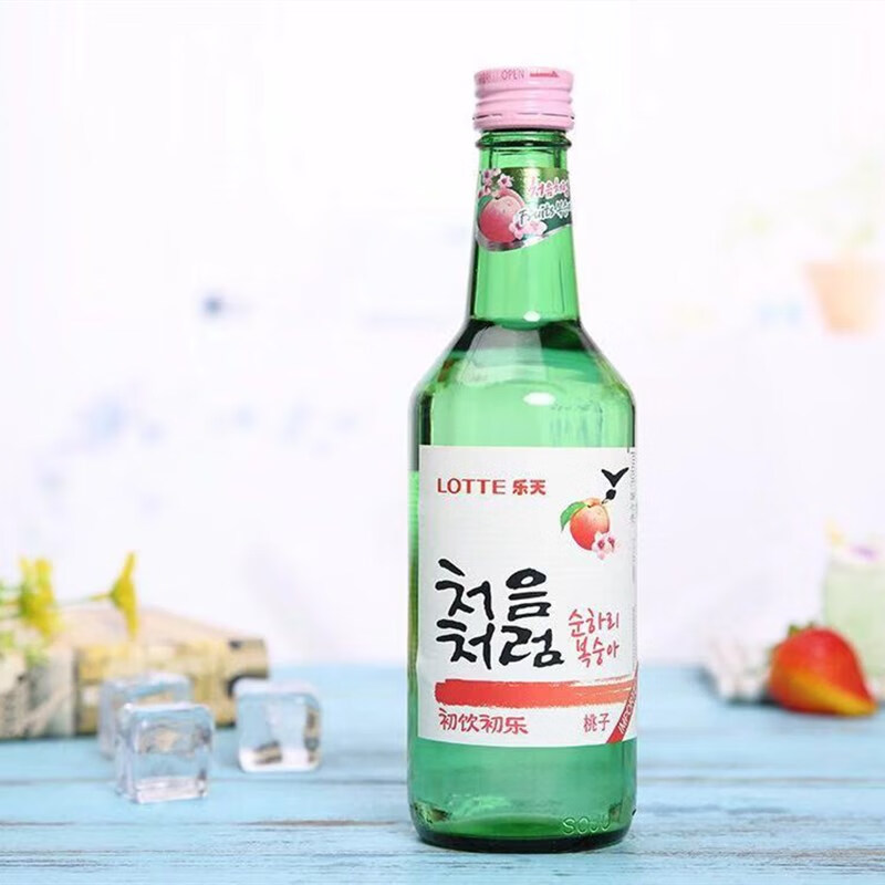 初饮初乐 顺合利桃子味配制酒360ml